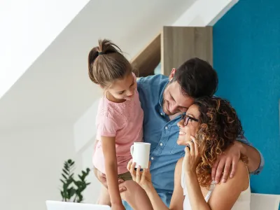 Une famille heureuse Une famille heureuse