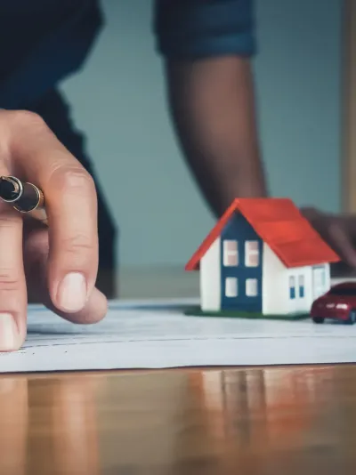 Een miniatuurwoning Een miniatuurwoning